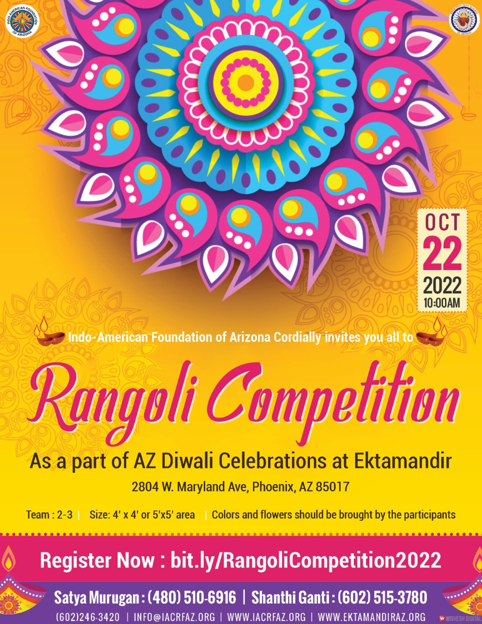 Rangoli Competition Event