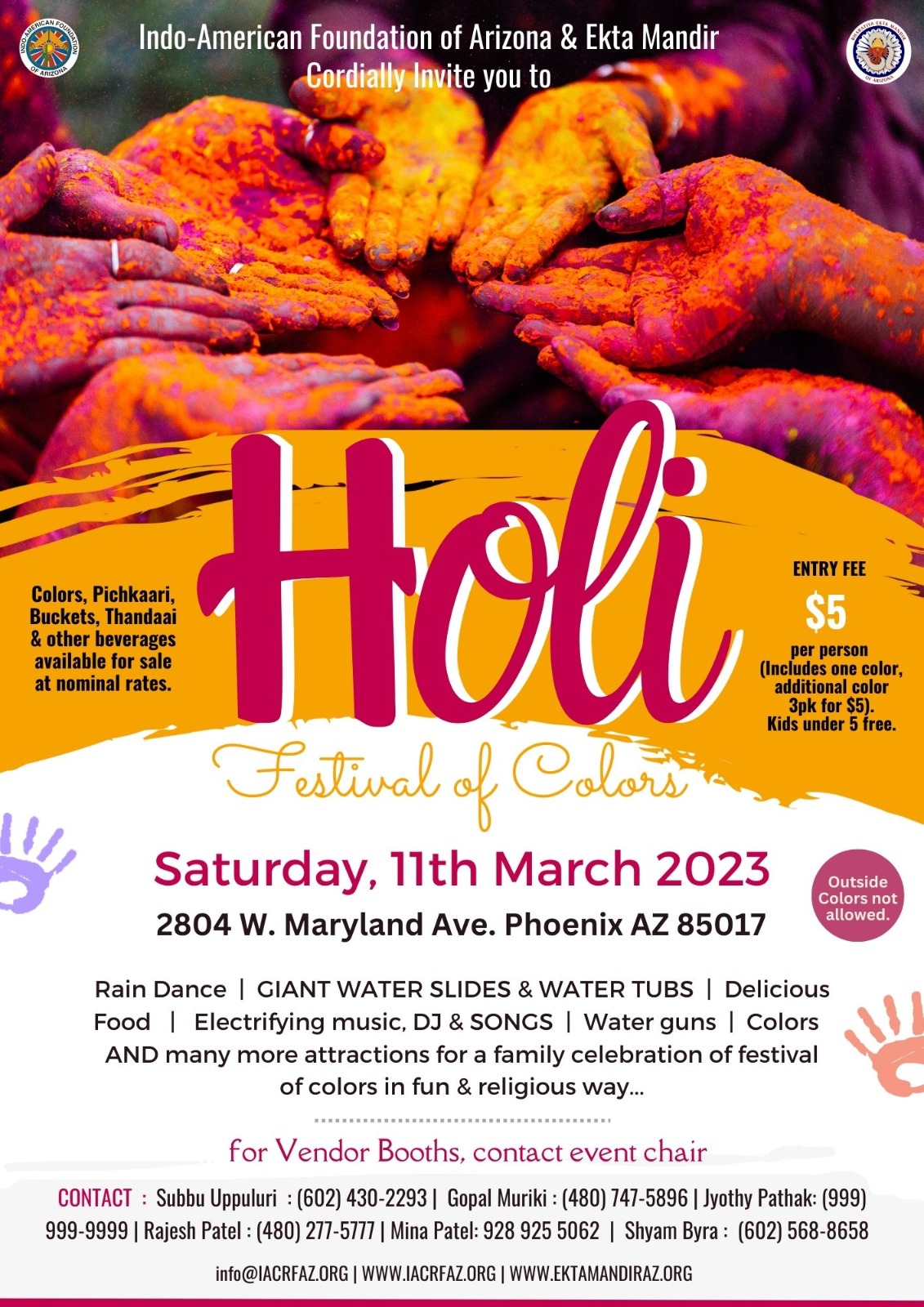 Holi Festival Of Colors Event